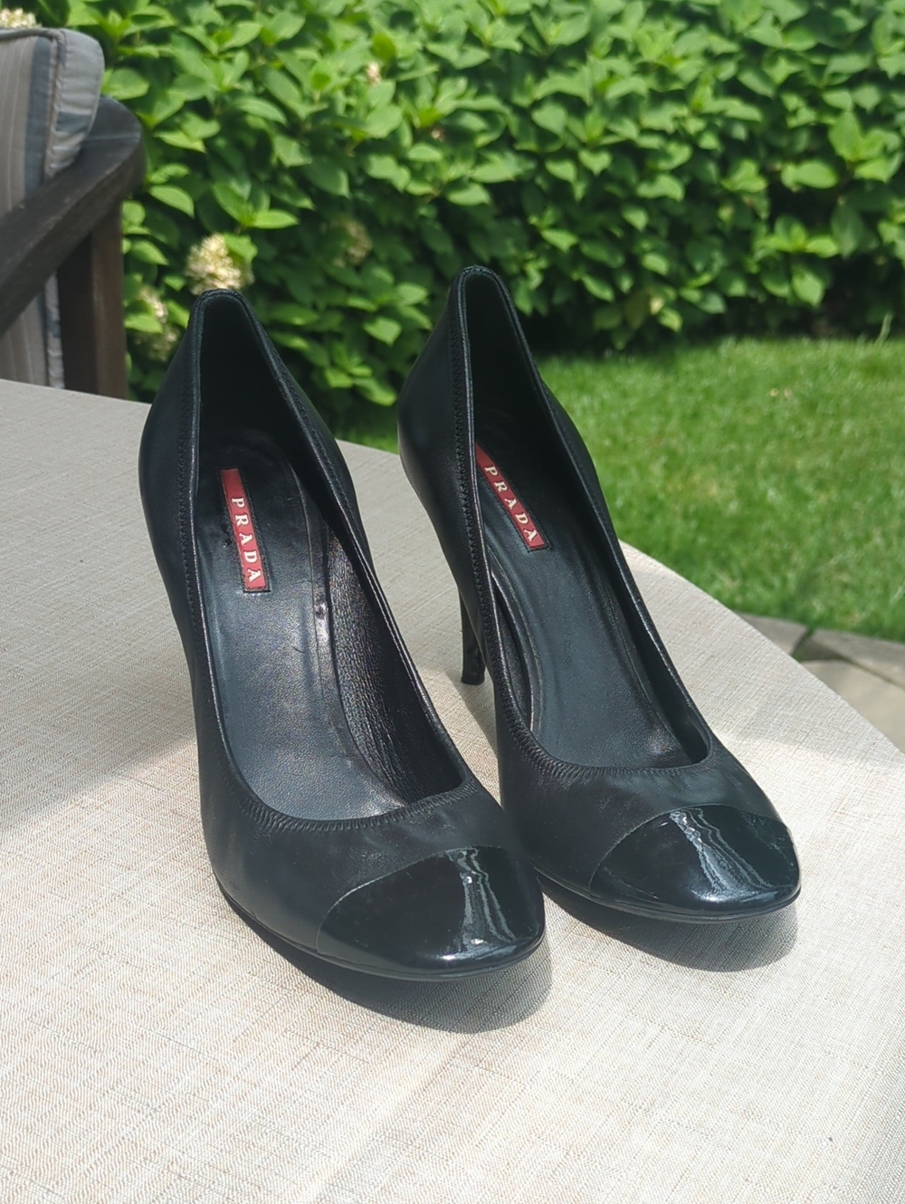 Vintage Prada Black Stilletos
